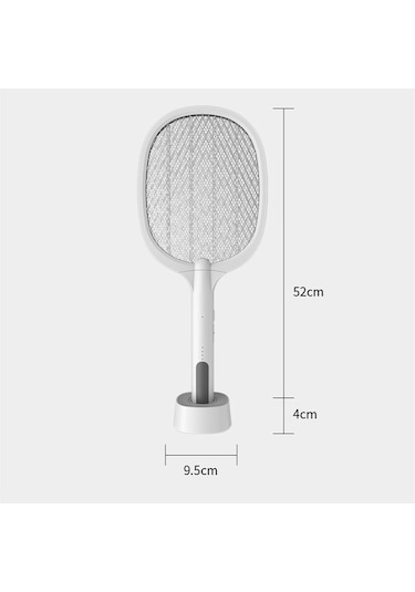 Usb Şarj Edilebilir Elektrikli Sineklik Ev Sivrisinek Öldürücü Beyaz