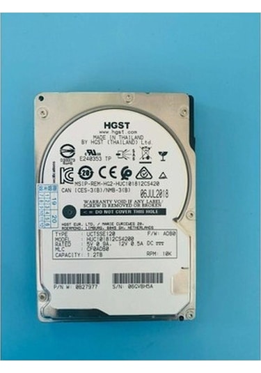 Hitachi Huc101818cs4200 Hgst Ultra Star 1.8tb 12g 10k 4kn Sas Hard Disk