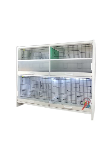 İstanbul Kafes Model 4 Pvc Kuş Dolabı