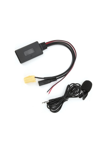 Moveevo Fiat Lancia Alfa Romeo İçin Bluetooth 5.0 Aux Adaptörü - Müzik Dinleme Ve Konuşma Fonksiyonu, Plug & Play, Yüksek Kaliteli Ses Iso 6pin