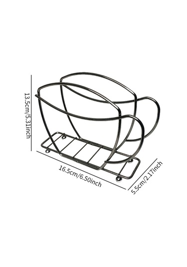 Homyl Tezgah Bar Restoran Için Kağıt Peçetelik Peçete Siyah