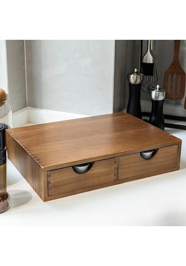 Suntek Ev Bar Sayacı Için Kahve Pod Depolama Çekmecesi Kahverengi