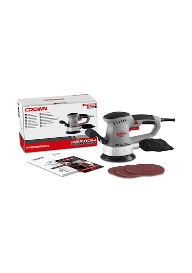 Crown CT13395 450 W 150 MM Eksantrik Zımpara Makinesi