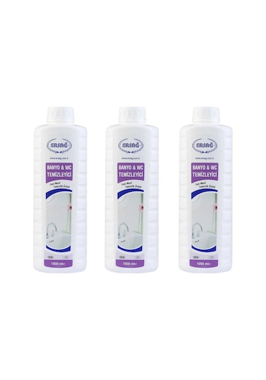 Ersağ Konsantre Banyo & Wc Temizleyici 3 x 1 L
