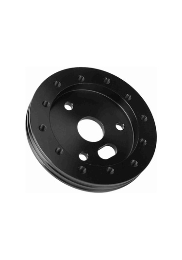 Moveevo 0.5 İnç Alüminyum Direksiyon Spacerı - 6 Delikten 3 Delik Adaptörü, Siyah Cnc İşlenmiş, Evrensel Uyumlu