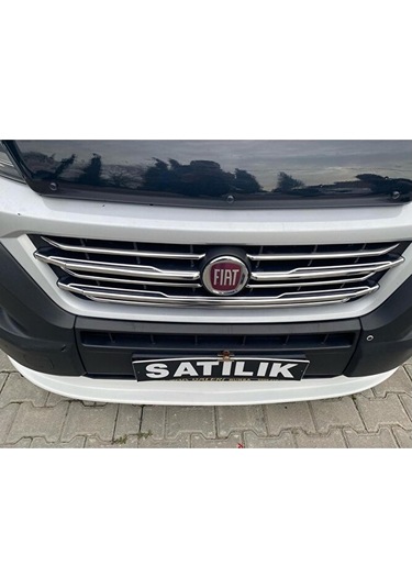Ducato Ön Panjur Krom 2015 - 2021 Paslanmaz Çelik 8 Parça