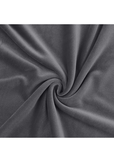 Leezsing Kumaş Sandalye Kılıfı, Kadife Malzeme, Gri Renk, Ev Dekorasyonu, Kolay Kurulum Gri