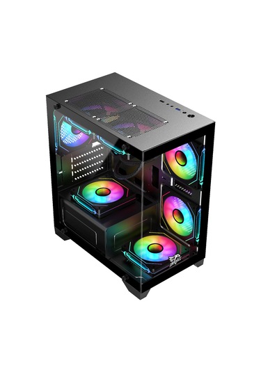 Gameagle Tornado Bilgisayar Kasası + 750w + 80 Power + 240 Mm Sıvı Soğutma Siyah