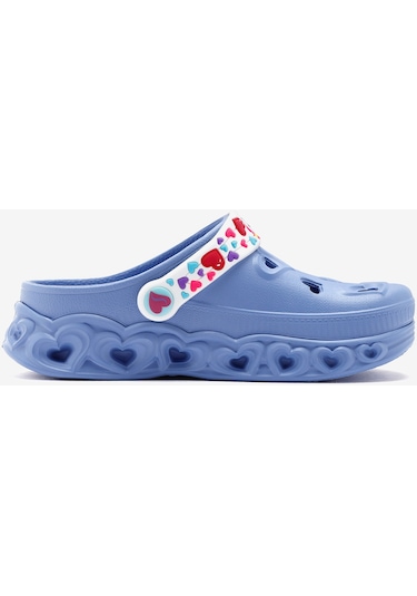 Skechers Foamies: Light Hearted - Unicorns & Sunshine Büyük Kız Çocuk Mavi Işıklı Terlik 308023l Ltbl Mavi