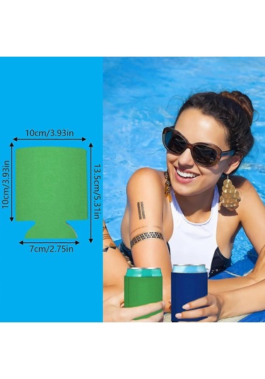 6 Adet Partiyle Uyumlu, Yalıtımlı Katlanabilir Bira Şişe Soğutucuları, 330 Ml Şişeler Çok Renkli