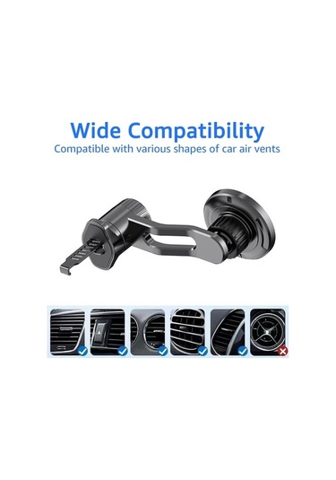 Createtech Magsafe Güçlü Mıknatıs Araba Hava Firar Telefon Için Untoom Manyetik Araç Telefonu Tutucu Black, Kullanıcı Yorumlarına Dayalı -