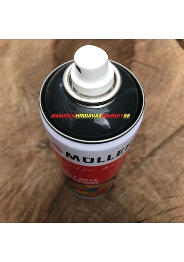 Muller Akrilik Antrasit Gri Sprey Boya Koyu Gri Tampon Boyası 400