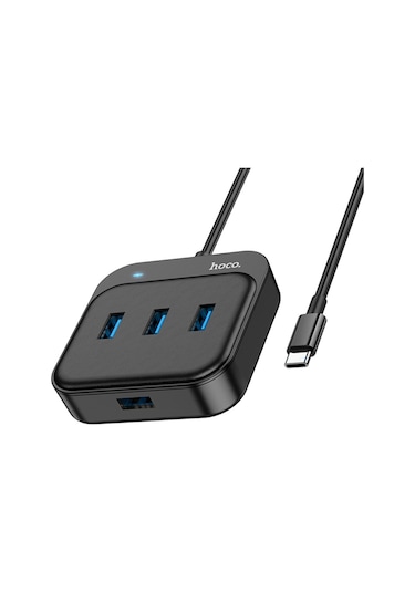 Hoco HB31 4in1 Type-C to 4x USB3.0 HUB Çevirici Dönüştürücü Adap