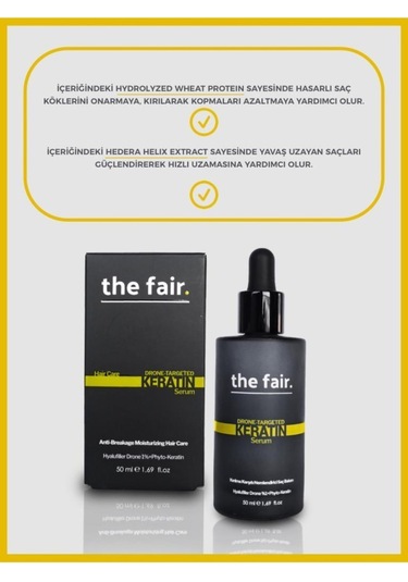 the fair. Dökülme ve Kırılma Karşıtı Vegan Saç Bakım Seti 2 x 50 ML