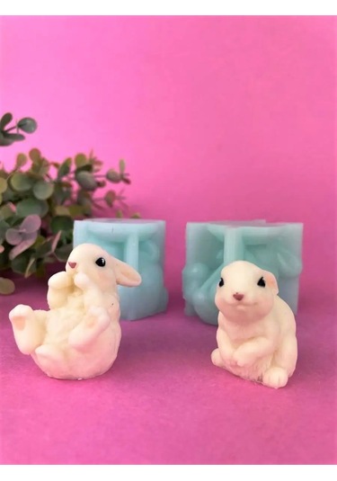 K3dp Pasha Çikolatası İçin Silikon Şekillendirme Kalıbı Tavşan No.2 168780804 Diğer