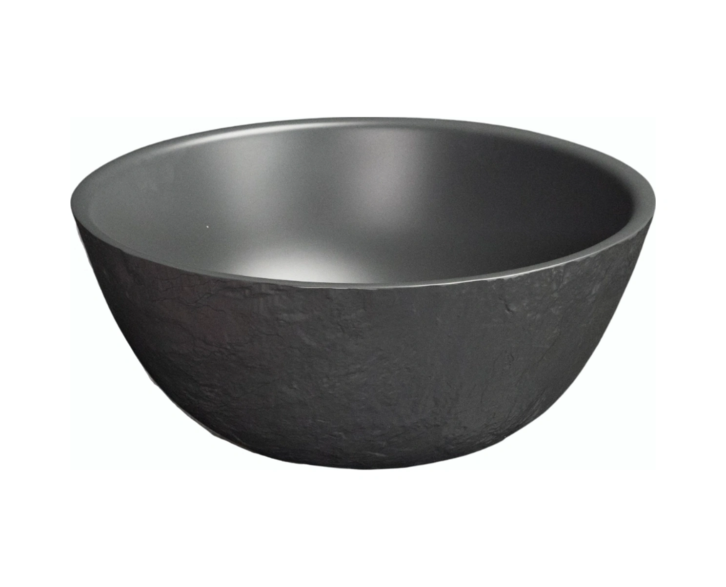 The Stone Matt White Nero Solid Lavabo Antrasit