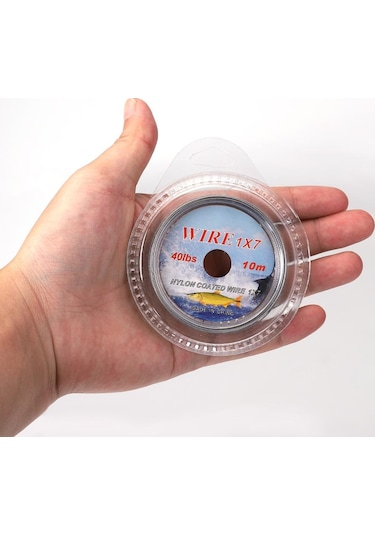 Ftk 10m 7 Telli Örgülü Tel Olta, 10lb-60lb 10lbs