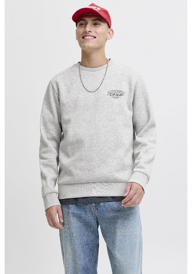 Jack & Jones Jjmakoto Sweat Crew Neck Erkek Sweatshirt - Şık ve Rahat Tasarım Çok Renkli