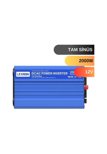 Lexron 2000 W Watt 12v Tam Sinus İnverter