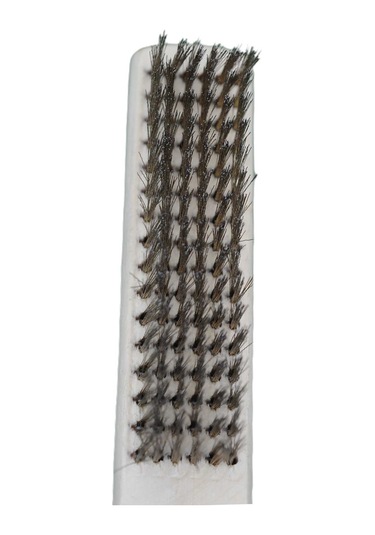 River World  Metal Telli Fırça Ahşap Saplı Pas Kir Sökme Temizleme