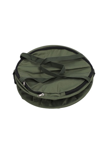 Hangfox Yeşil Oxford Kumaş 91l Folding Kamp Çöp Kutusu, Portable İçin Zıplayıcı Kapağı Ve Taşınabilir Tasarım, Piknik Ve Bahçe Kullanıma Uygun Askeri Yeşil