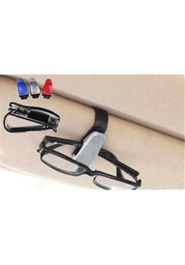 Oto Araç Içi Gözlük Tutucu 2 Adet Tutacağı Klips Aparatı Mandalı