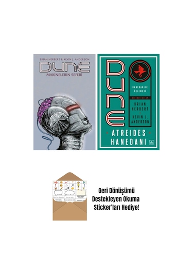 Dune: Makinelerin Seferi + Dune: Atreides Hanedanı Hanedanlık Üçlemesi Birinci Kitap