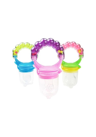 Pembe Taze Gıda Nibbler Bebek Meyve Emzikler Besleyici Çocuk Nipeller Besleme Güvenli Bebek Meme Emzik Emzik 6month + Pembe