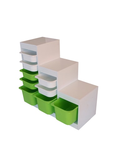 Woodnjoy Zigzag Oyuncak Dolap Mdf Lam