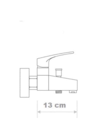 Armour Armatür Banyo Bataryası Siyah Siyah