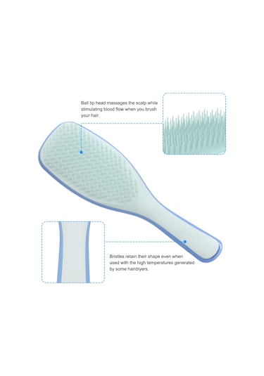 Moveevo Saç Tarağı Anti-statik Saç Fırçası Saç Derisi Masaj Tarağı Saç Açıcı Saç Fırçası Salon Saç Fırçası