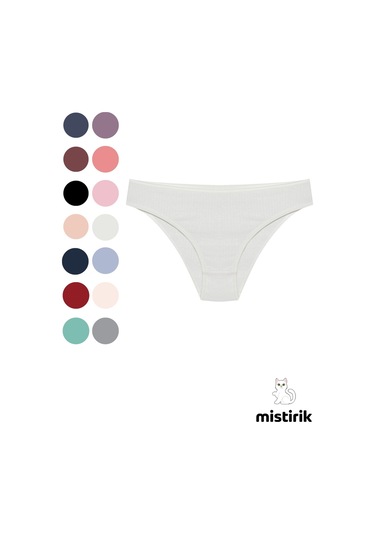 Taranto Model Fitilli Esnek Spor Külot Beyaz Renk Beyaz