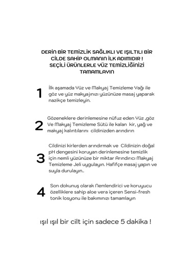 Deep Makeup Clean Dörtlü Cilt Bakım Seti