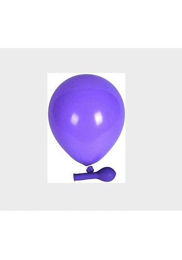 Mor 10 Adet Lateks Helyum Uyumlu Balon+mor Balon Doğum Günü Part
