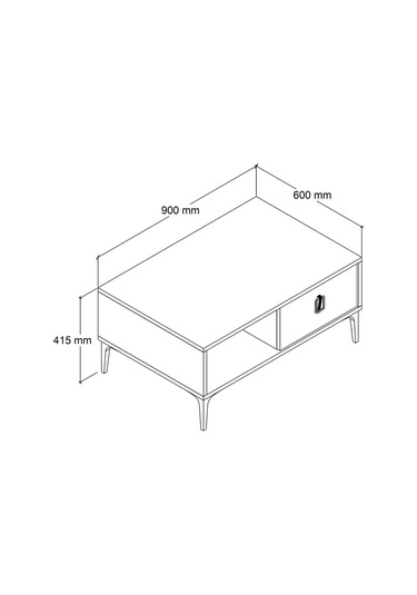 2005 Sare Orta Sehpa Sepet - Yunus - Beyaz Kapaklı Sepet - Yunus - Beyaz