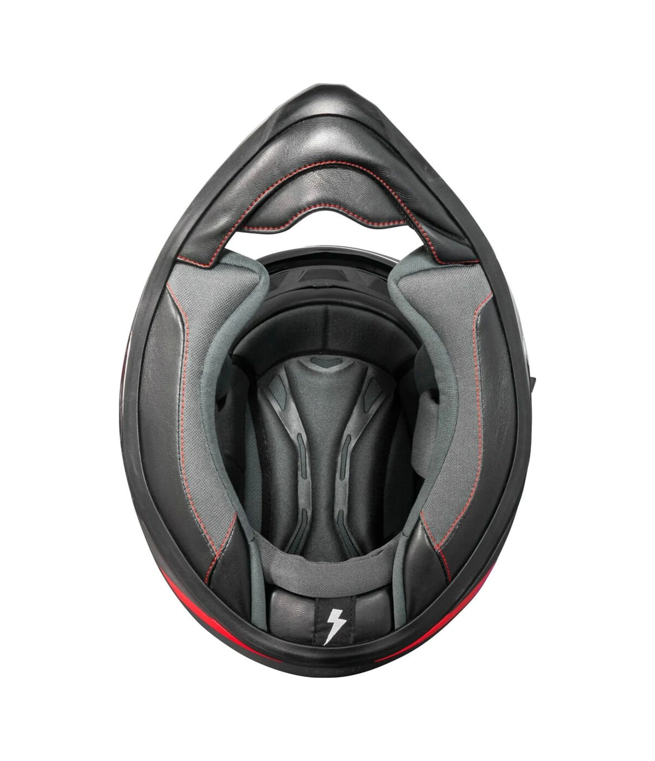 Torc T-15 Shock Kapalı Motosiklet Kaskı Siyah - Kırmızı - Beyaz