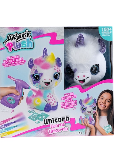 Airbrush Plush Peluş Unicorn