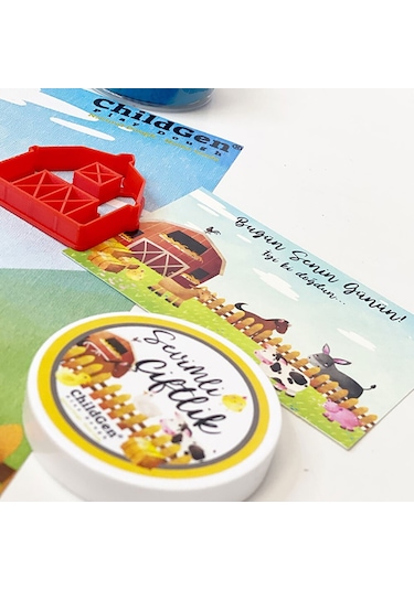 Çiftlik Konsept Doğal Oyun Hamur Seti 4 Adet