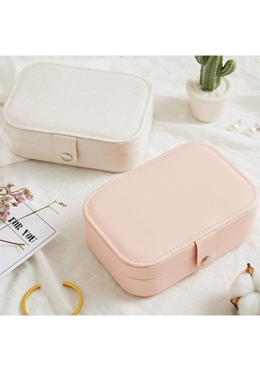 Tcherchi Seyahat Organizatör Mini Mücevher Kutusu - Pembe