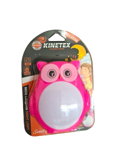 Gece Lambası Baykuş Ktx-2536 Pembe