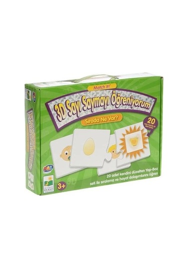 3d Sayı Saymayı Öğreniyorum 20 Parça Puzzle