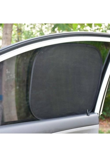 Coofbe Vantuzlu Araç Yan Cam Güneşlik 2Adet Set 36x44cm Oto Yan C