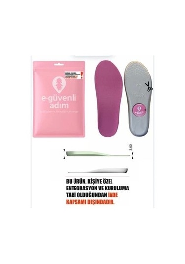 E-Güvenli Adım Airtag Uyumlu Akıllı Ayakkabı Tabanı