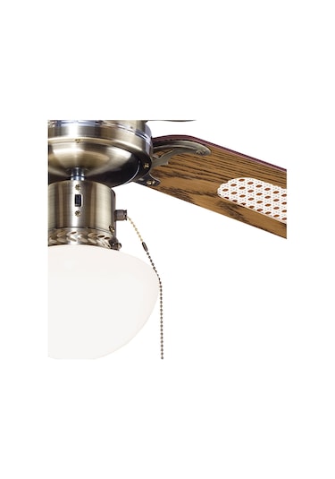 Good Home 1XE27 Ahşap Kanat Tavan Vantilatörü 107 CM