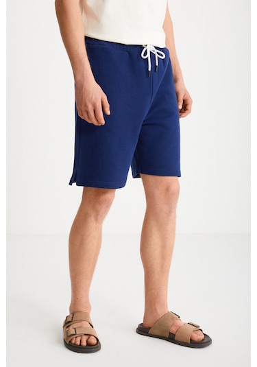 Grimelange Uncertaın Erkek Comfort Fit Lacivert Şort & Bermuda Lacivert