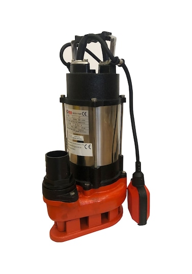 2Hp-220V-Dalgıç Drenaj Kirli Su Pompası-Flatörlü-2"Ağız