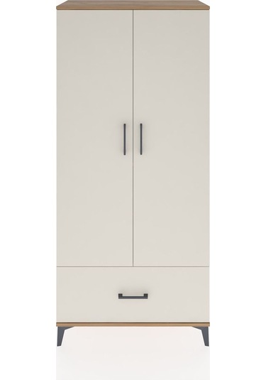 Hyperion Dolap 3 Raflı Tek Çekmeceli Tek Askılı 88x44x195 Çam... Çam