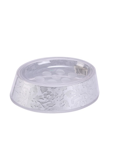 Sabunluk Gümüş Yaprak Desenli 15x11x4cm