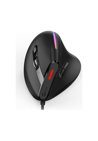Geeksen Zelotes T-50 9 Tuşlu Optik Oyun Faresi, 12800dpı, Usb 1.8m, Çoklu Sistem Desteği, 130g Hafif Tasarım 001