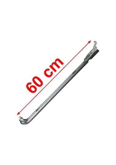 Panel Radyatör Ayağı Duvara Montaj Konsolu 60 Cm Yaylı Konsol-Metalik Gri